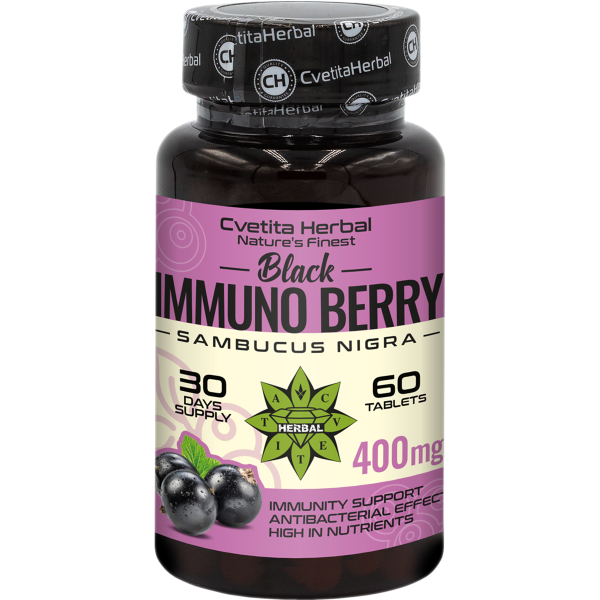 Estratto di Sambuco Nero - Black Immuno Berry (60 compresse)