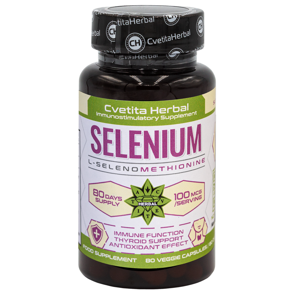 Selenio (Se) - Vegetariano (80 capsule x 100 mcg)