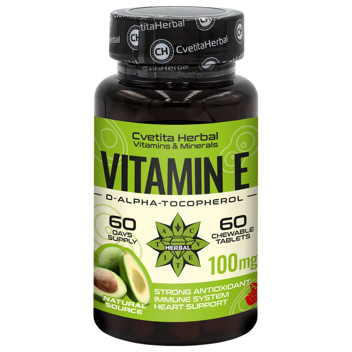 Vitamina E - Masticabile (60 compresse x 100 mg)