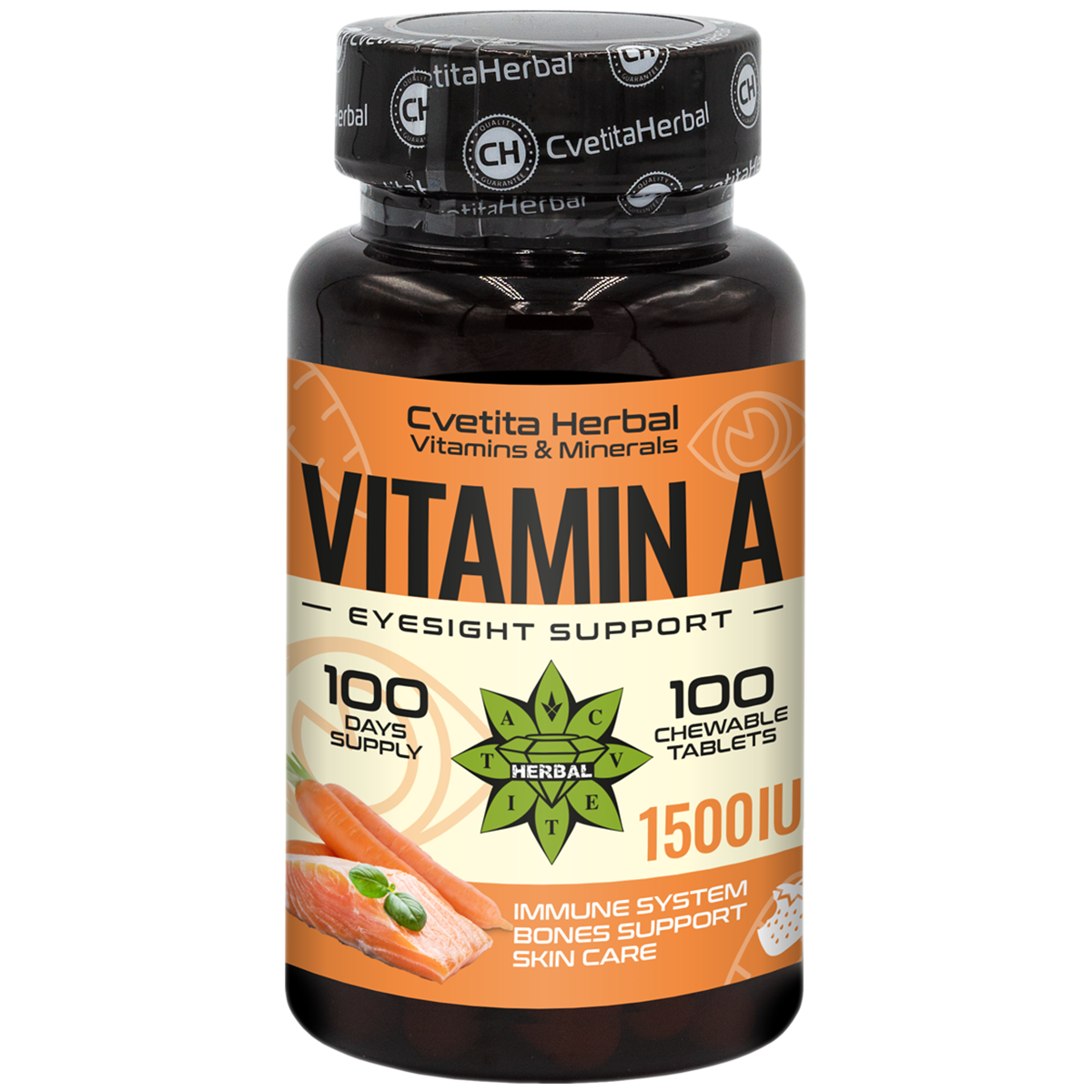 Vitamina A - Masticabile (100 compresse 1500 IU)