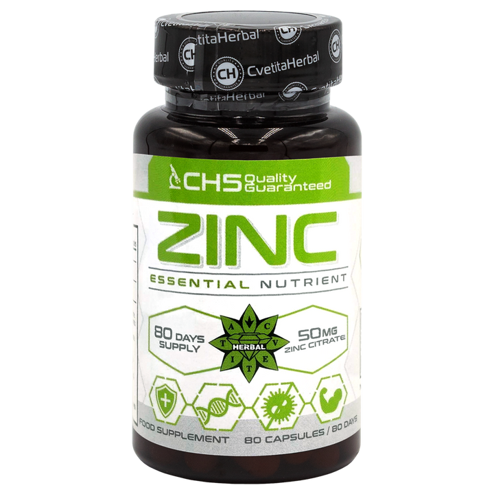 Zinco Citrato - Zinco (80 capsule x 50 mg)
