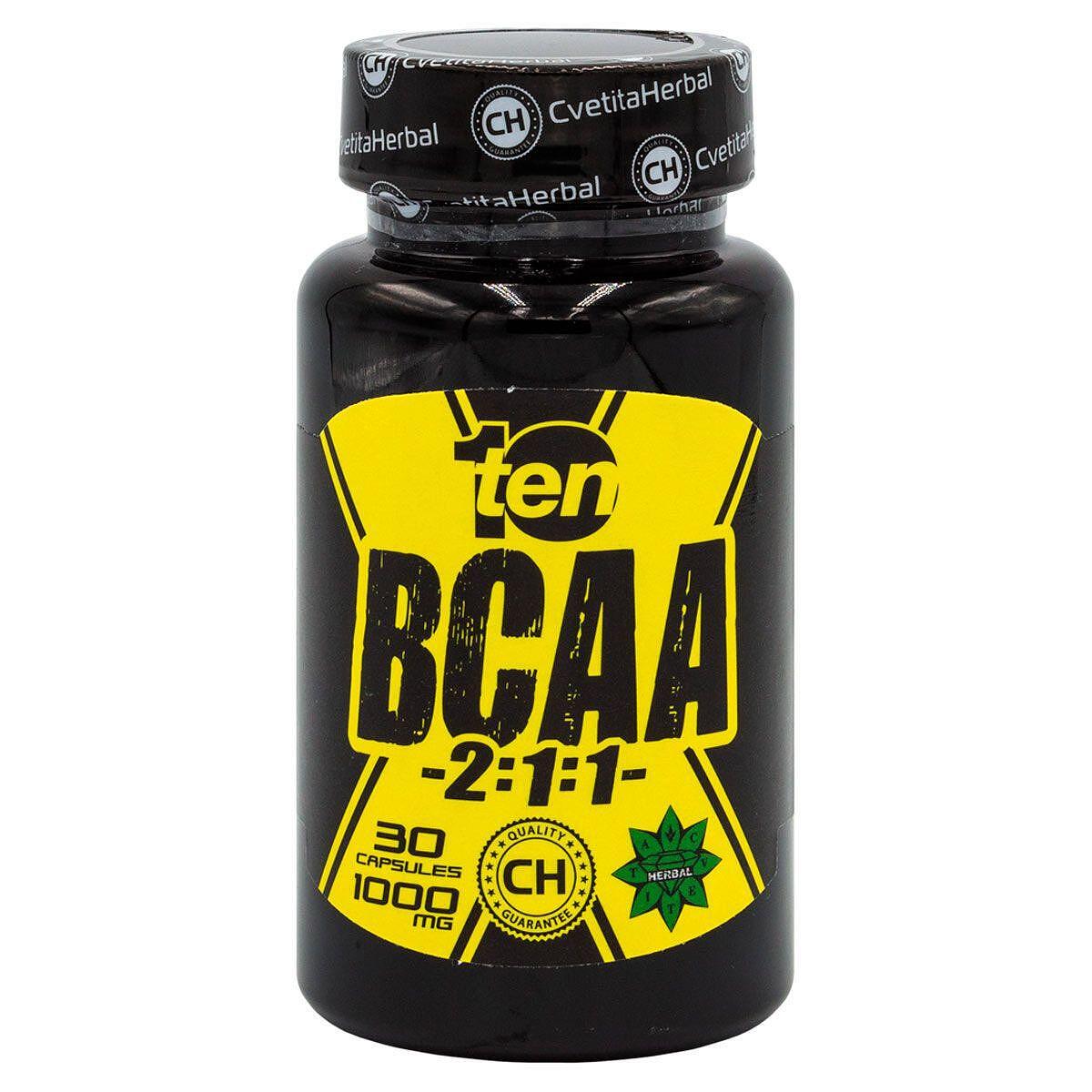 BCAA 2:1:1 - Amminoacidi 10/ten (30 capsule x 1000mg)