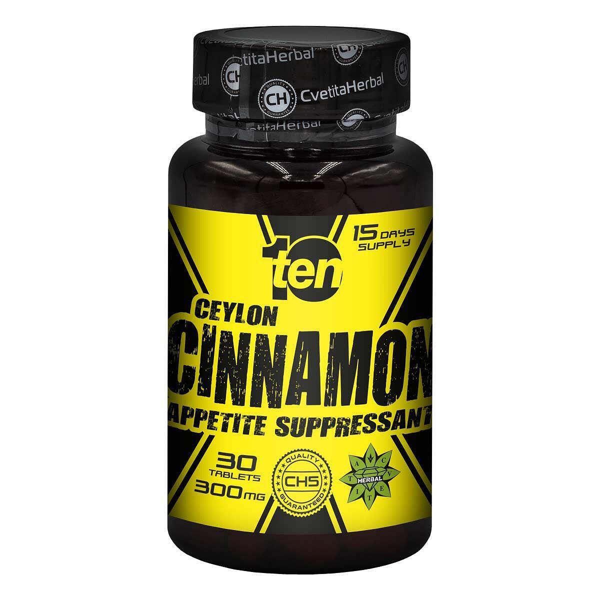 Compresse di Cannella di Ceylon - 10/ten (30 compresse x 300 mg)