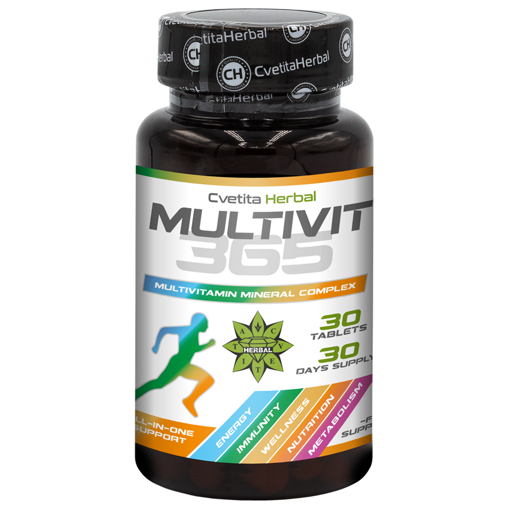MultiVit 365 - Complesso Multivitaminico Minerale (30 compresse)