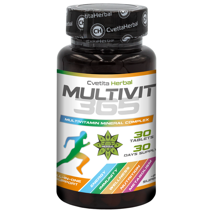 MultiVit 365 - Complesso Multivitaminico Minerale (30 compresse)