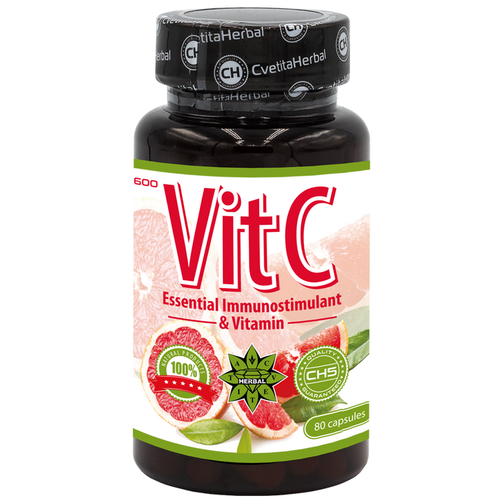 Vitamina C - Vitamina C (30 / 80 capsule х 600 mg)