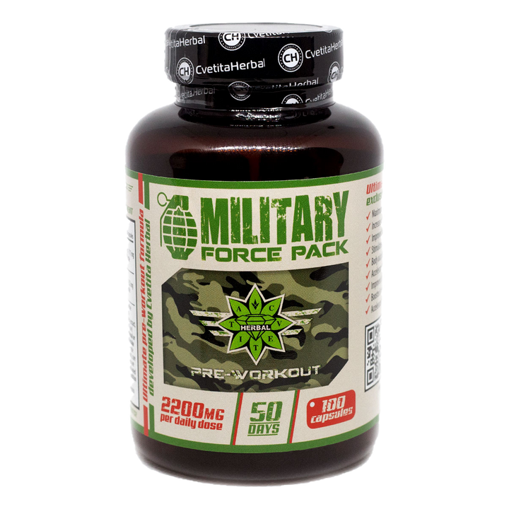 Erbe e Aminoacidi - Military Force Pack (100 caps x 1100 mg)