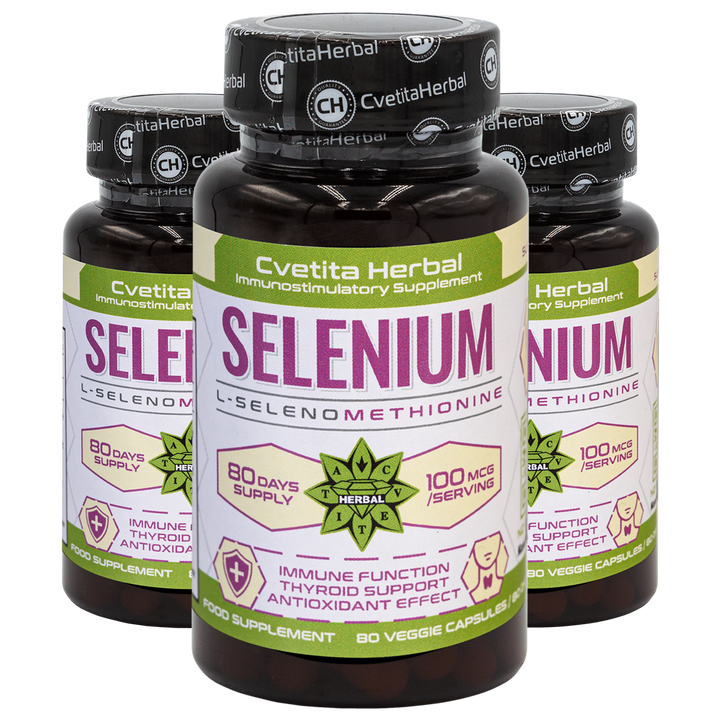 Selenio (Se) - Vegetariano (80 capsule x 100 mcg)