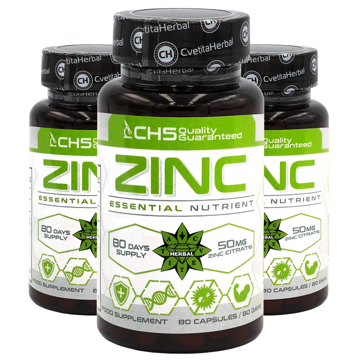 Zinco Citrato - Zinco (80 capsule x 50 mg)