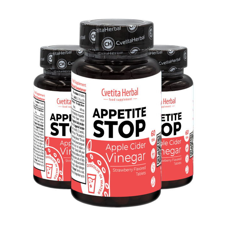 Aceto di Mele "Fragola" - Appetite Stop (60 compresse)