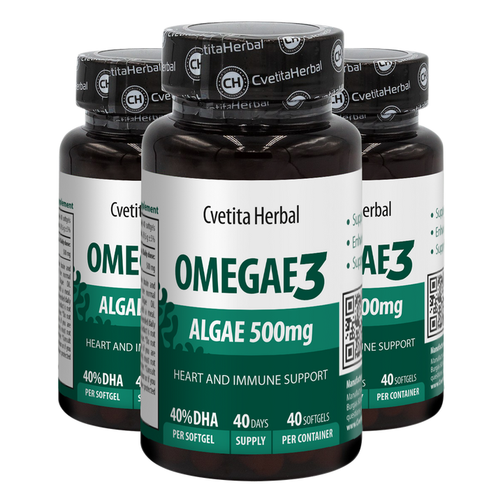 Omega 3 Algae Softgel - Omegae3 (60 / 40 capsule)