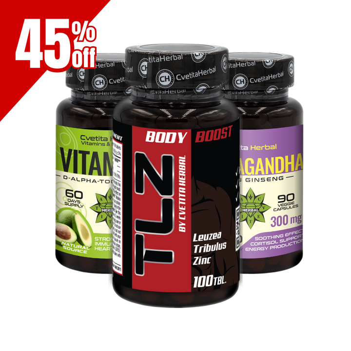 Tribulus, Leuzea, Zinco - TLZ