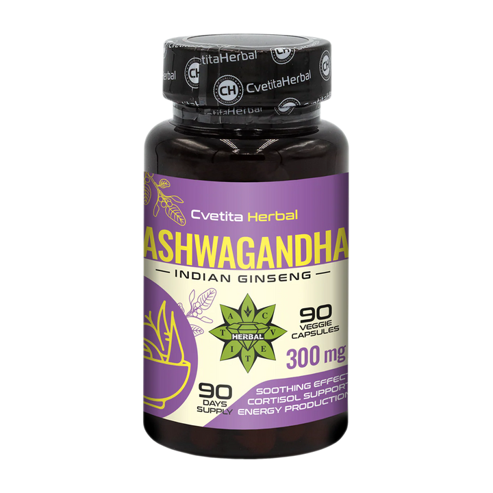 Estratto di Ashwagandha - Base Vegetale (90 capsule x 300 mg)