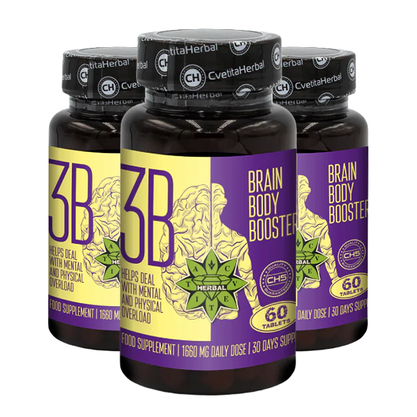 Taurina e Ginseng Siberiano - Brain Body Booster (60 compresse x 1660 mg)
