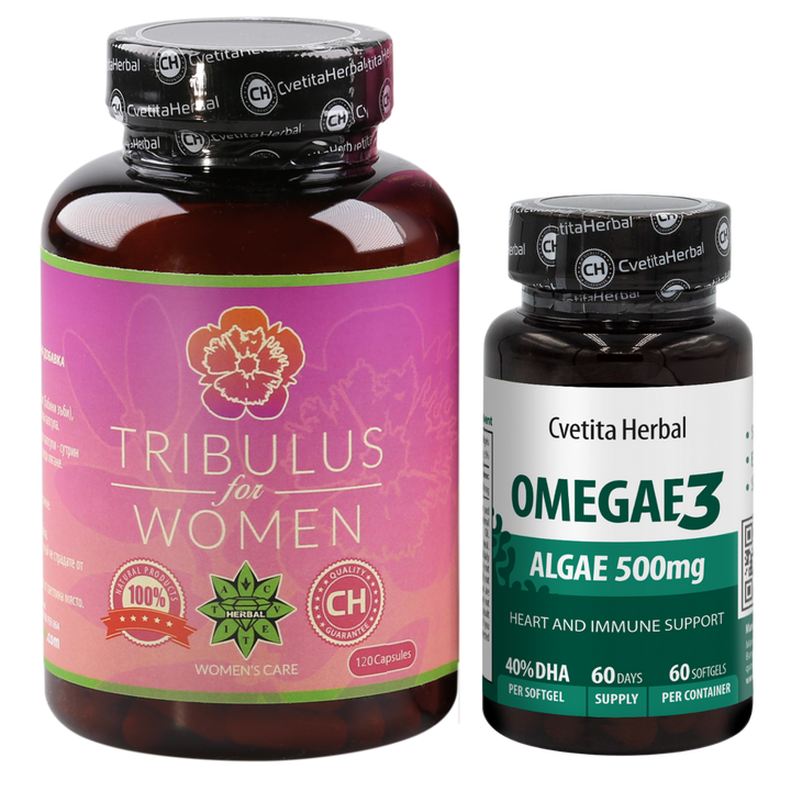 PACCHETTO COMBINATO PER DONNA: Tribulus Women + Omegae 3