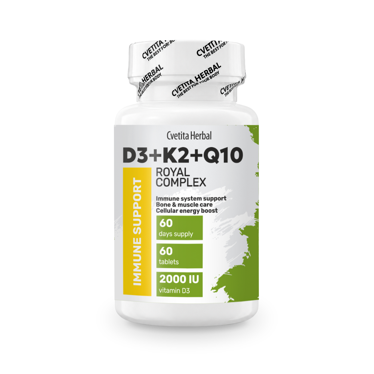 Vitamina D3 + K2 + Q10 (60 compresse)