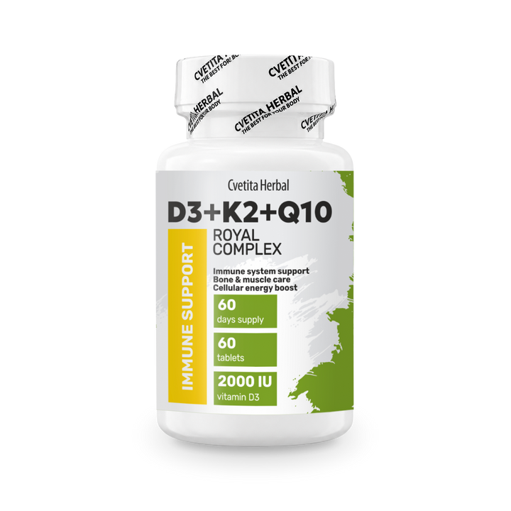 Vitamina D3 + K2 + Q10 (60 compresse)