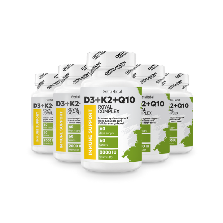 Vitamina D3 + K2 + Q10 (60 compresse)