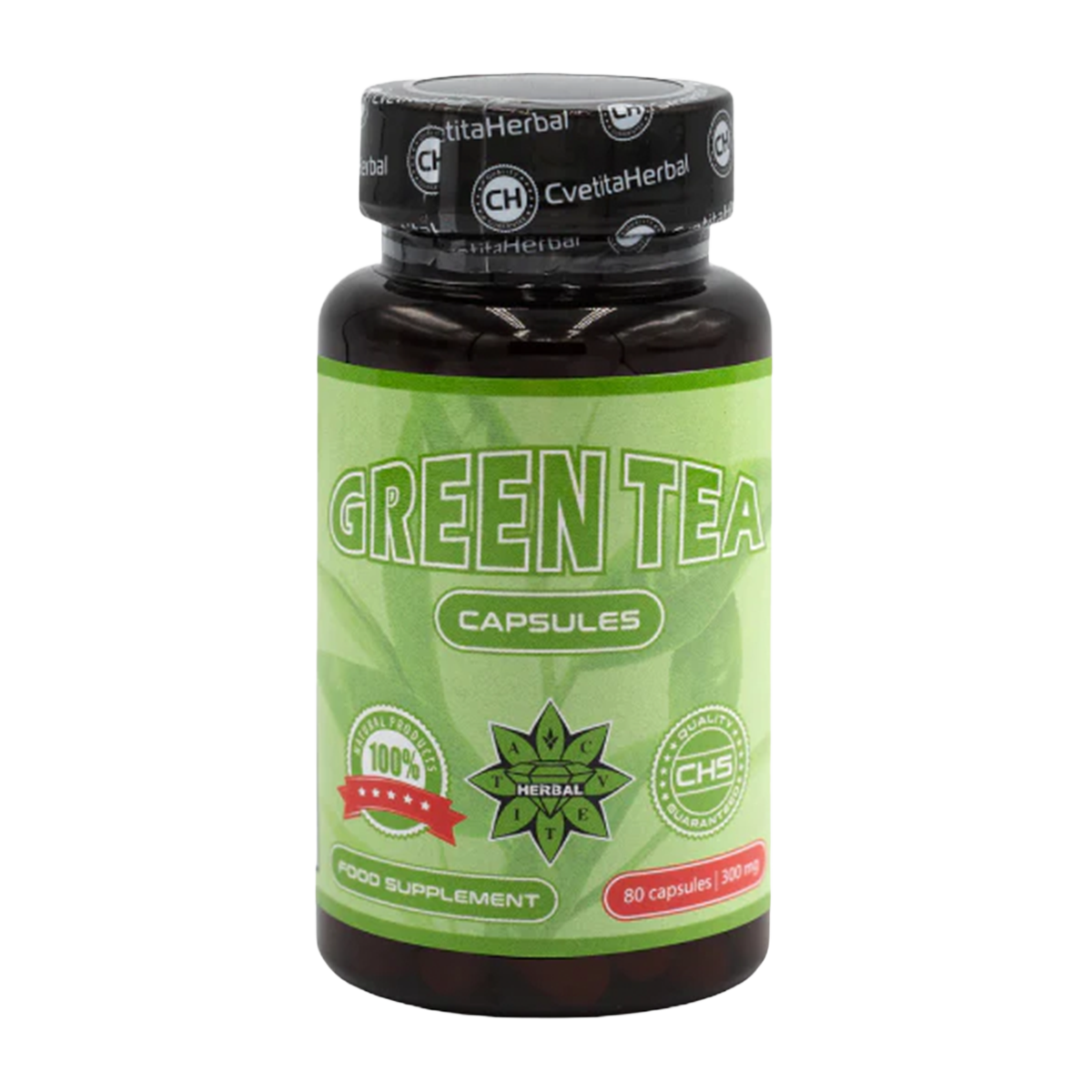 Estratto di Tè Verde - Tè Verde (80 capsule x 300 mg)