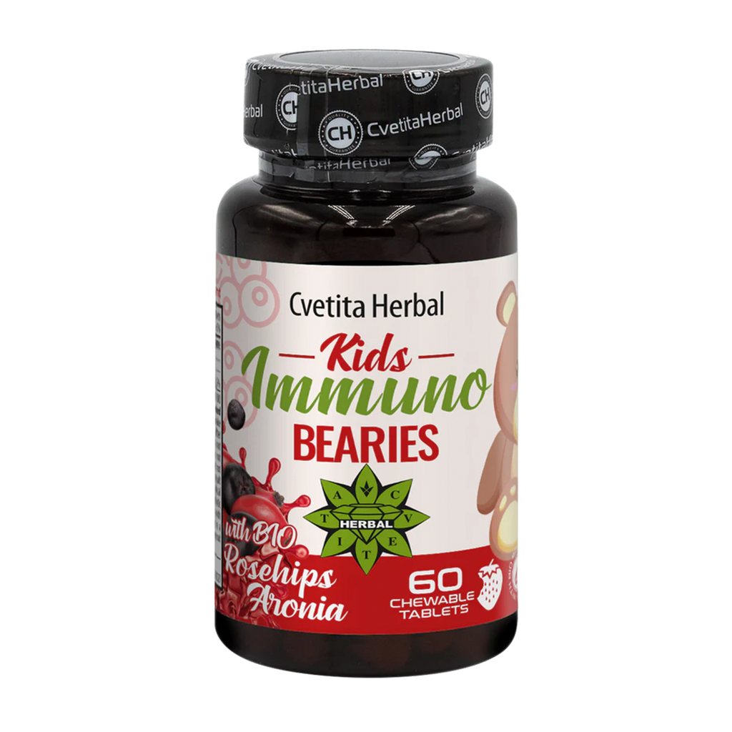 Stimolante Immunitario per Bambini "Rosa Canina" - Kids Immuno Bearies (30 compresse)