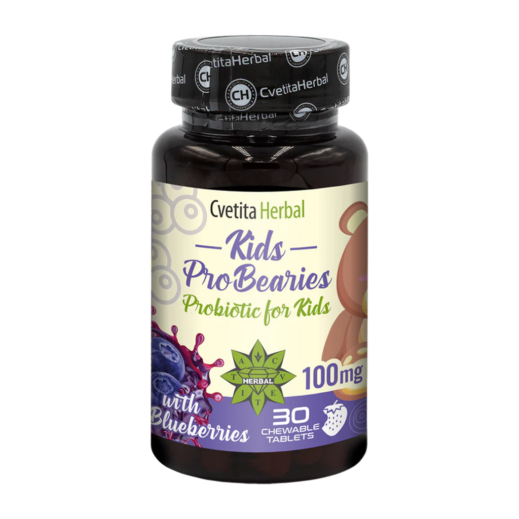 Probiotico per Bambini "Mirtilli" - Kids ProBearies (30 compresse)