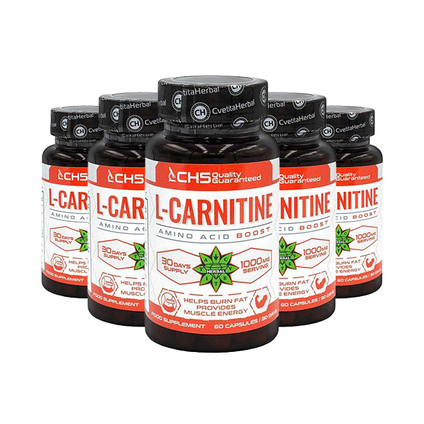 L-Carnitina Tartrato – L-Carnitina (60 capsule x 500 mg)