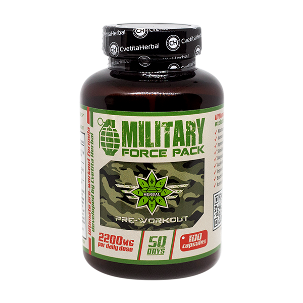 Erbe e Aminoacidi - Military Force Pack (100 caps x 1100 mg)