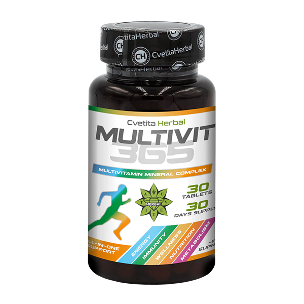 MultiVit 365 - Complesso Multivitaminico Minerale (30 compresse)