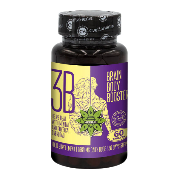 Taurina e Ginseng Siberiano - Brain Body Booster (60 compresse x 1660 mg)