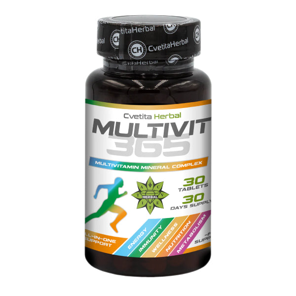 MultiVit 365 - Complesso Multivitaminico Minerale (30 compresse)