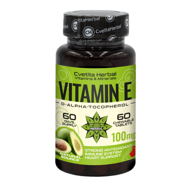 Vitamina E - Masticabile (60 compresse x 100 mg)