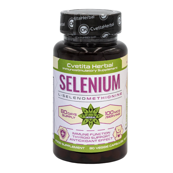 Selenio (Se) - Vegetariano (80 capsule x 100 mcg)