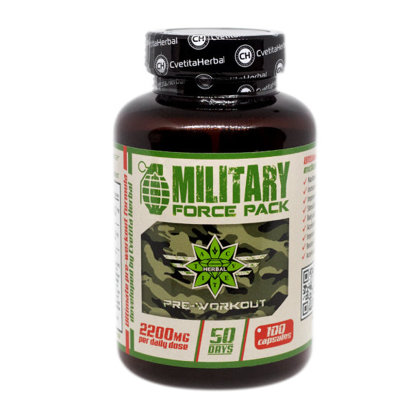 Erbe e Aminoacidi - Military Force Pack (100 caps x 1100 mg)