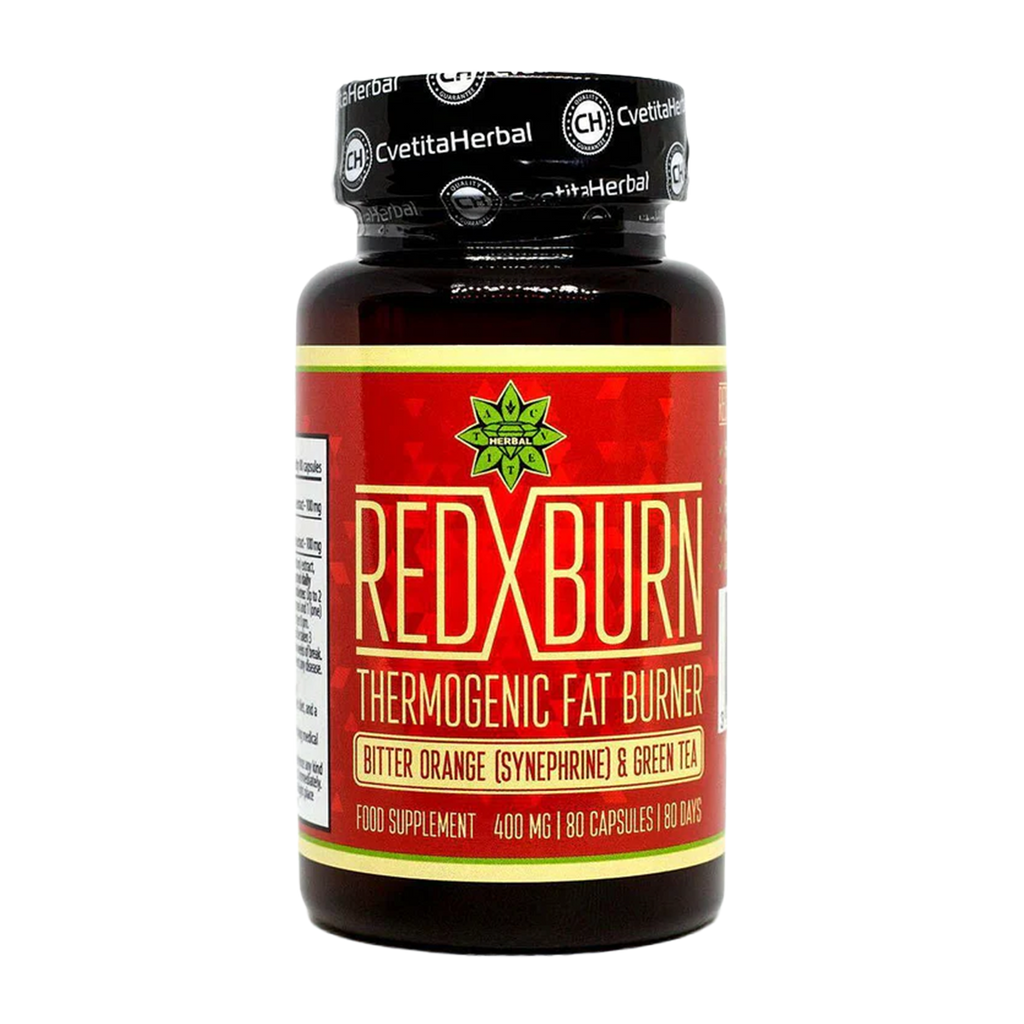 Estratto di Arancia Amara e Tè Verde – Red X Burn (80 capsule x 400 mg)