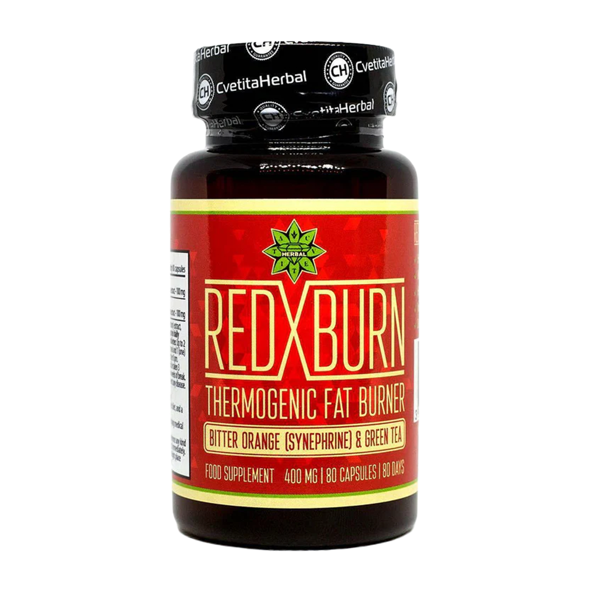 Estratto di Arancia Amara e Tè Verde – Red X Burn (80 capsule x 400 mg)