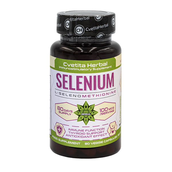 Selenio (Se) - Vegetariano (80 capsule x 100 mcg)