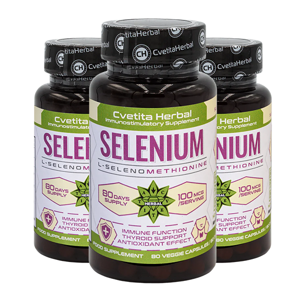 Selenio (Se) - Vegetariano (80 capsule x 100 mcg)