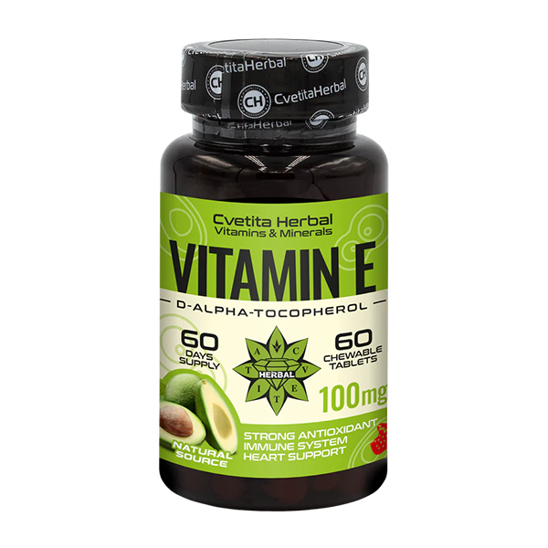 Vitamina E - Masticabile (60 compresse x 100 mg)