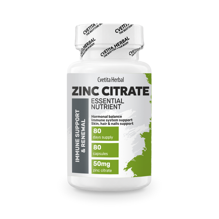 Zinco Citrato - Zinco (80 capsule x 50 mg)