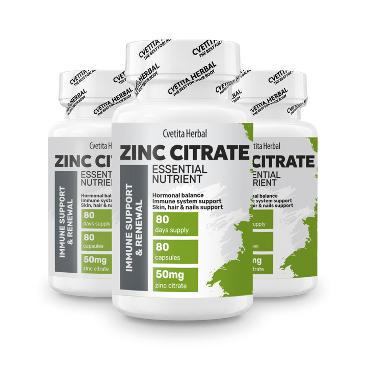Zinco Citrato - Zinco (80 capsule x 50 mg)