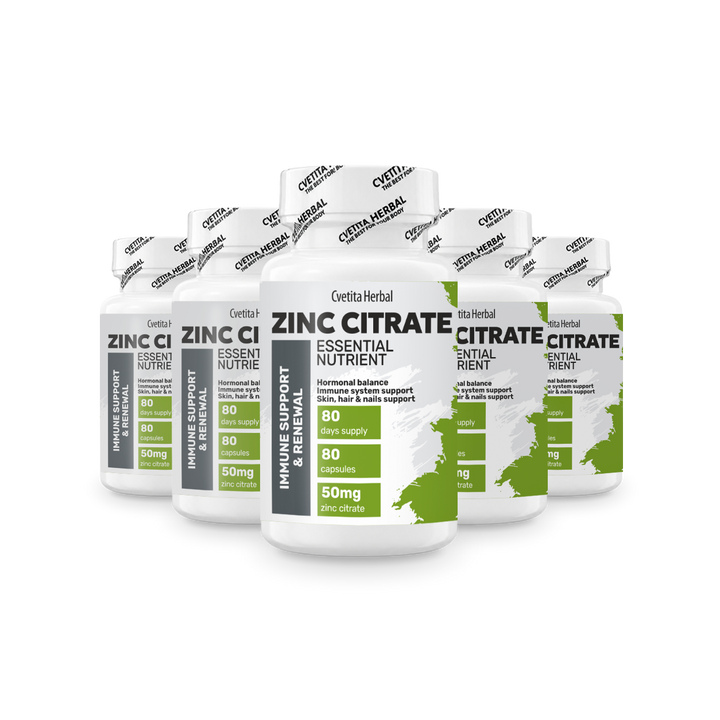 Zinco Citrato - Zinco (80 capsule x 50 mg)