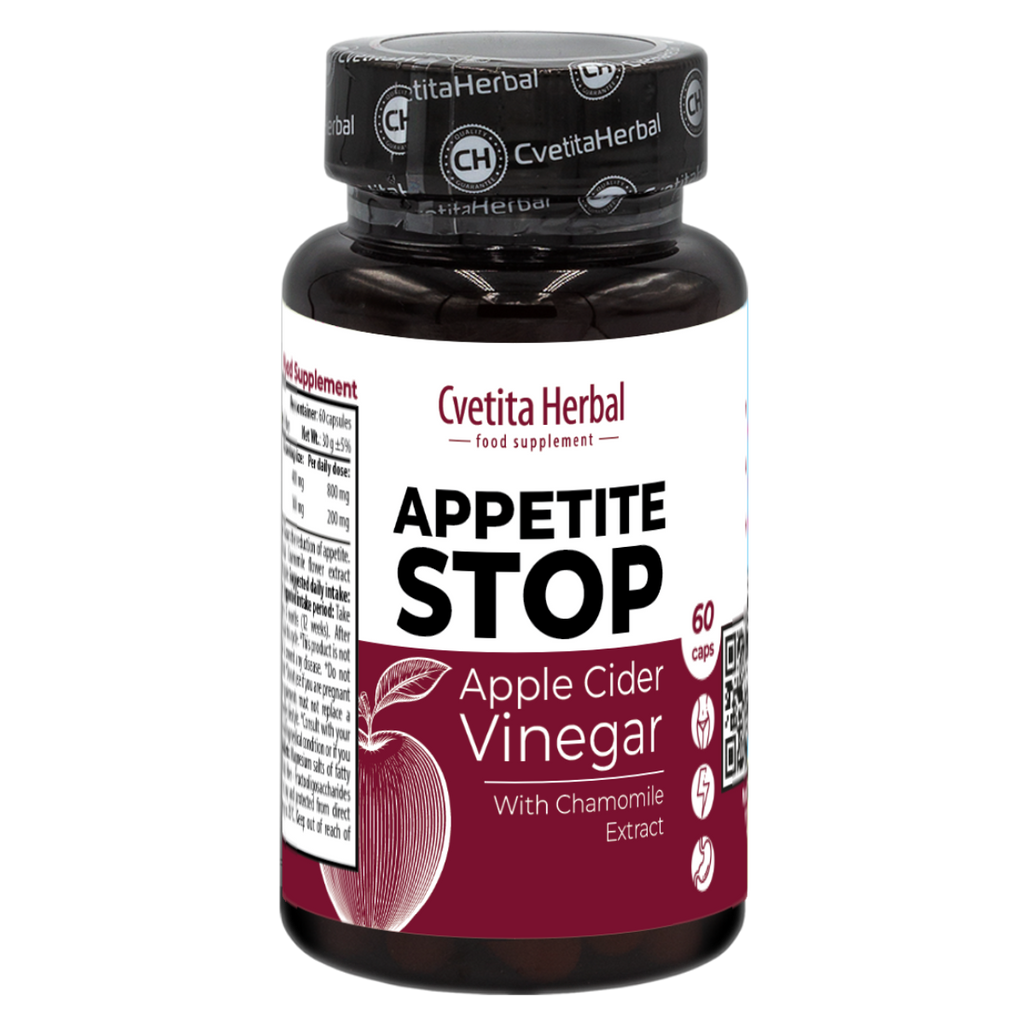 Aceto di Mele "Estratto di Camomilla" - Appetite Stop (60 capsule)