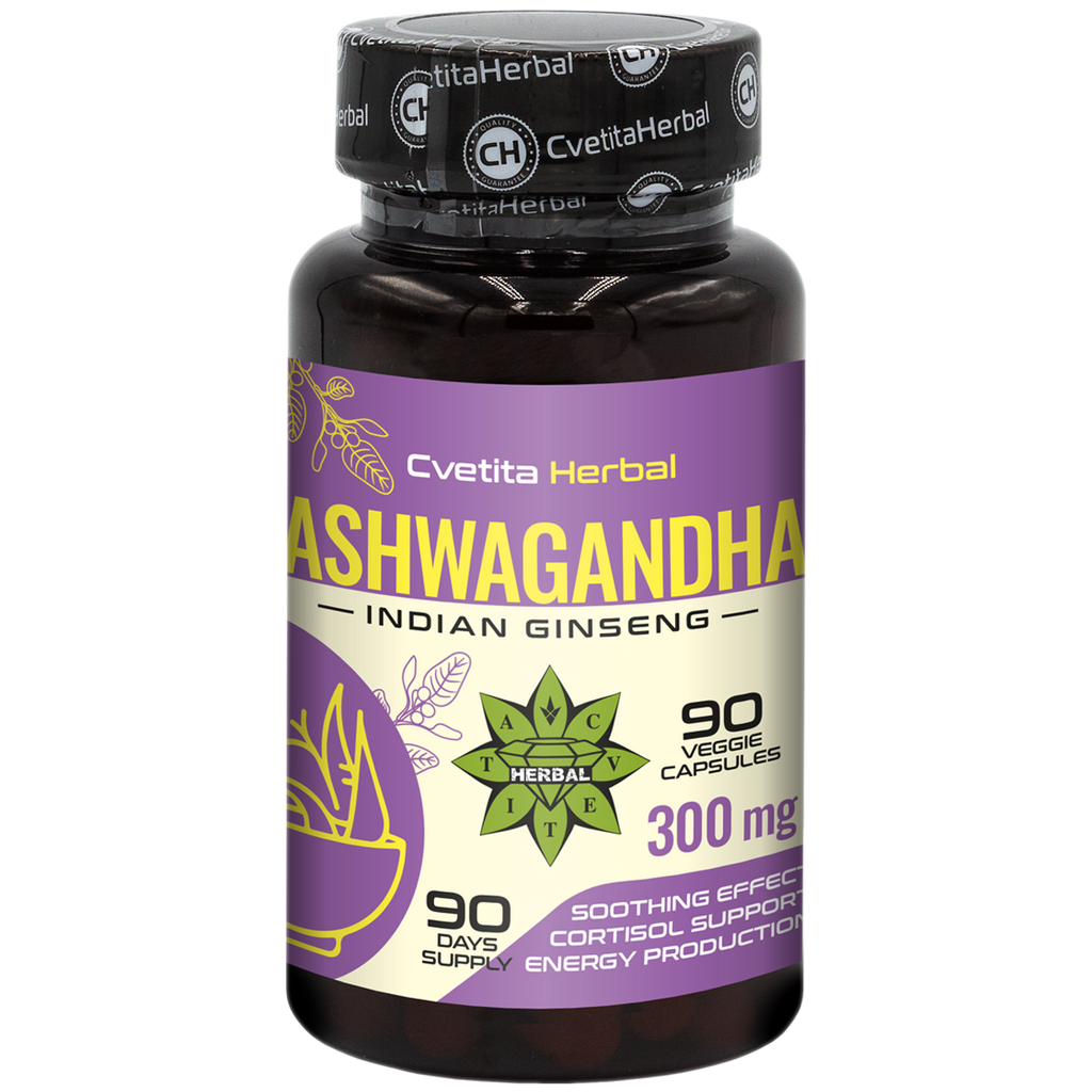 Estratto di Ashwagandha - Base Vegetale (90 capsule x 300 mg)
