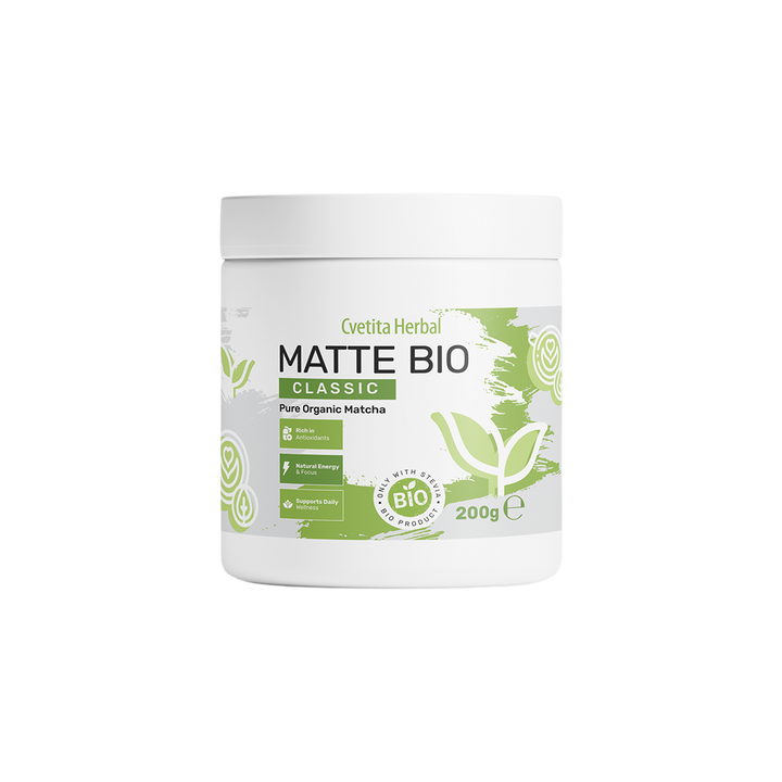 Matte Bio (BIO MATCHA LATTE) + Confezione di muffin proteici al pistacchio MHN