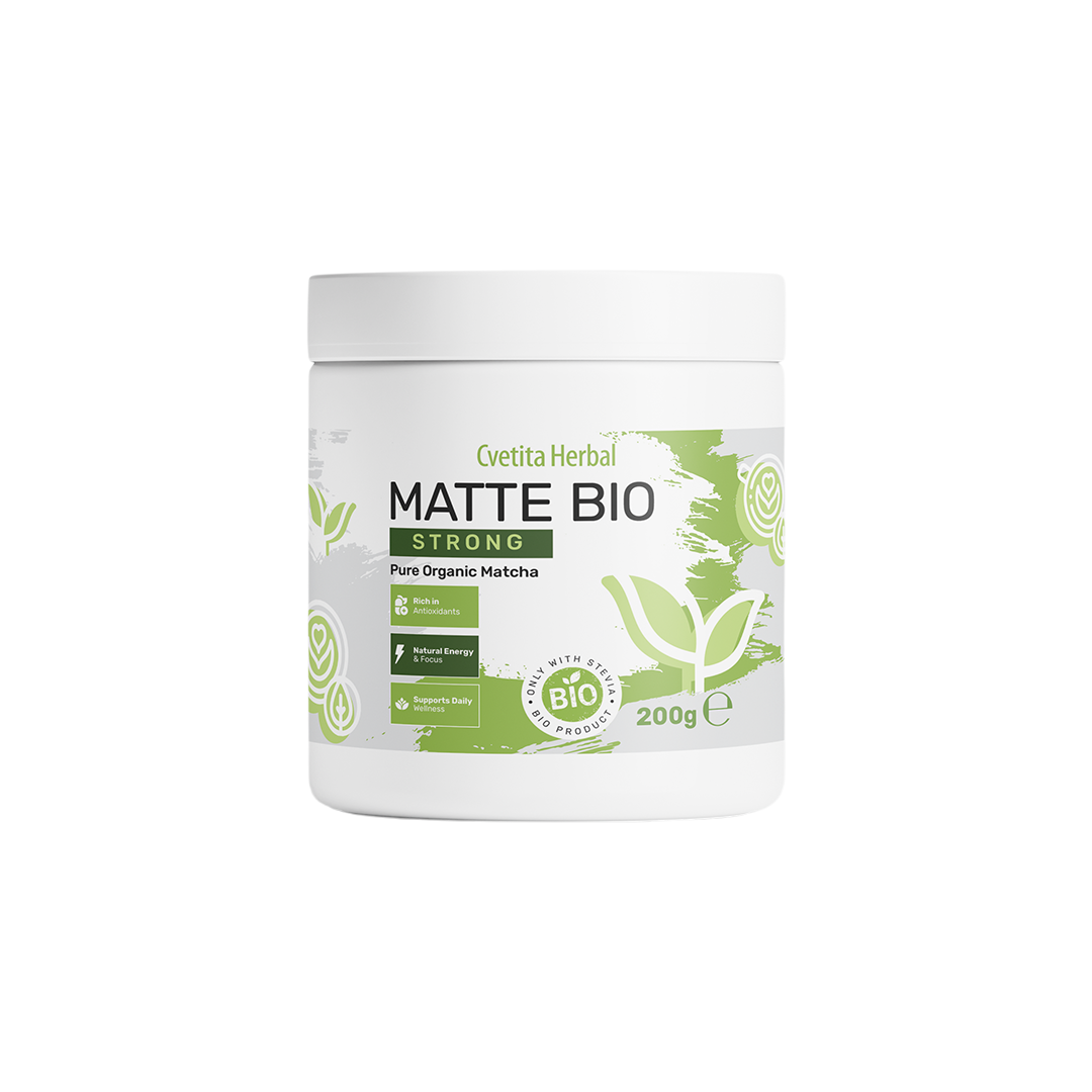 Matte Bio Strong - MATCHA LATTE BIOLOGICO