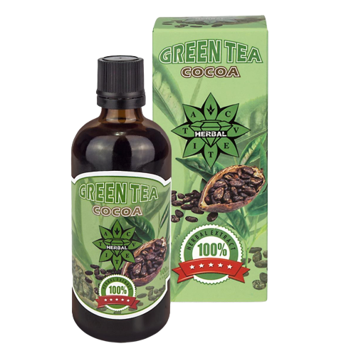 Tè Verde e Cacao - Estratto Liquido (100 ml)