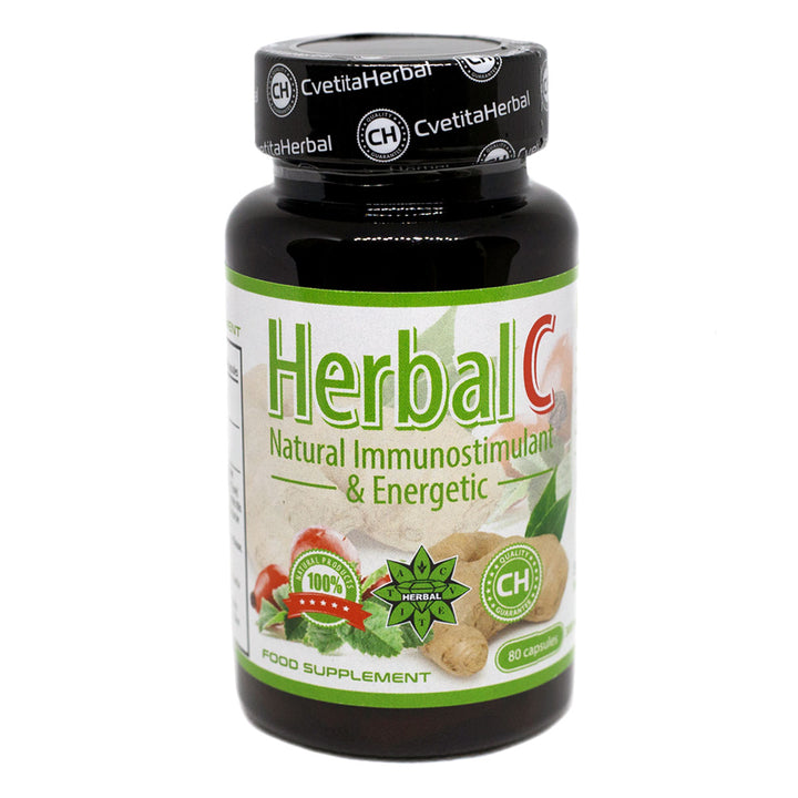 Vitamina C e Zenzero - Herbal C (80 capsule x 300 mg)