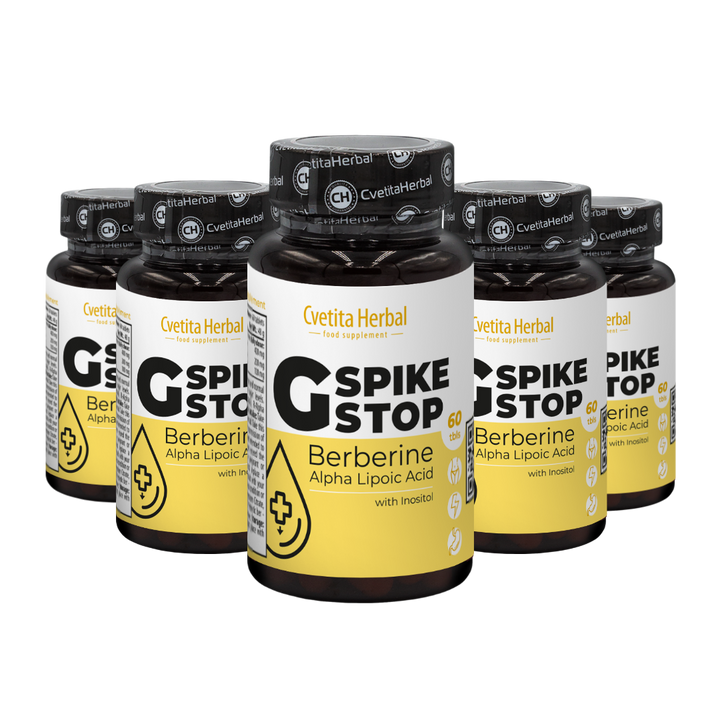 G Spike Stop - Berberina, Inositolo, Acido Alfa Lipoico (60 compresse)