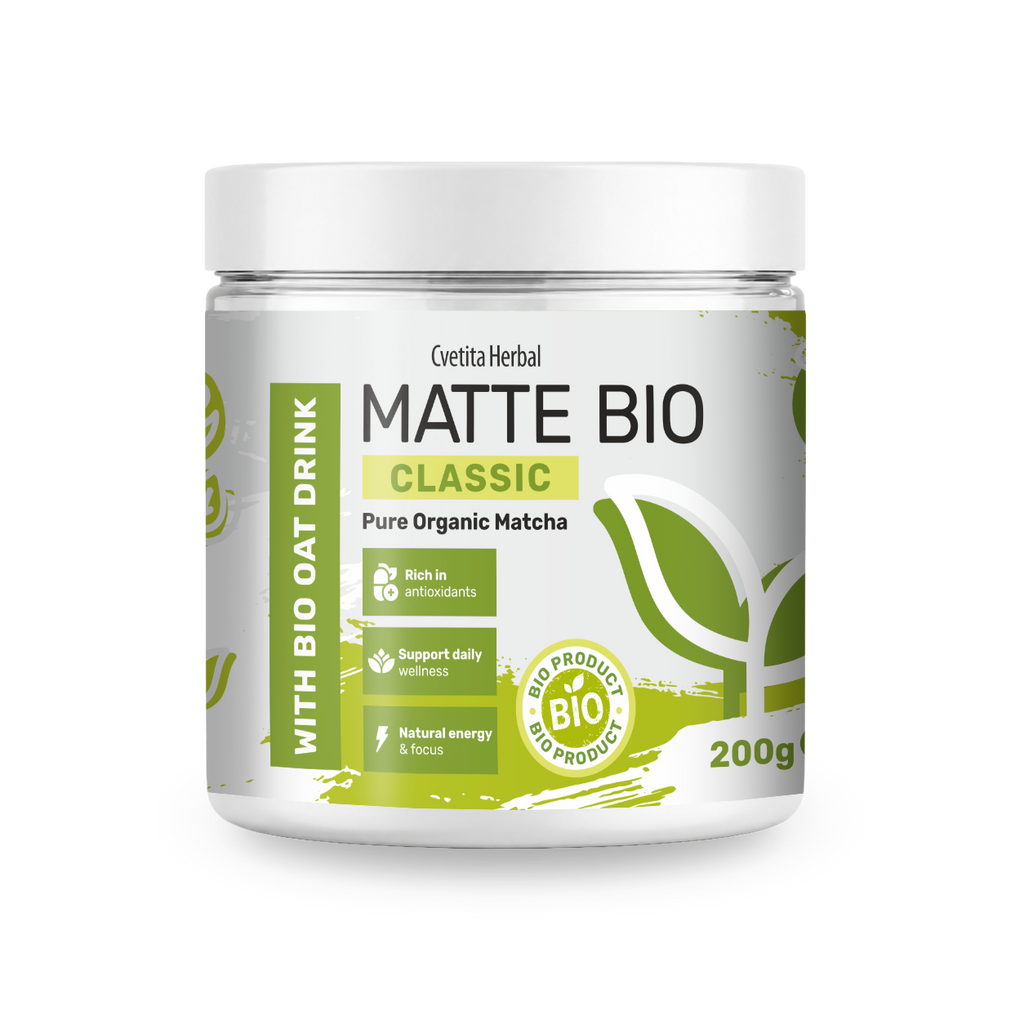 Matte Bio Classic - matcha biologico in polvere 200 g di Cvetita Herbal