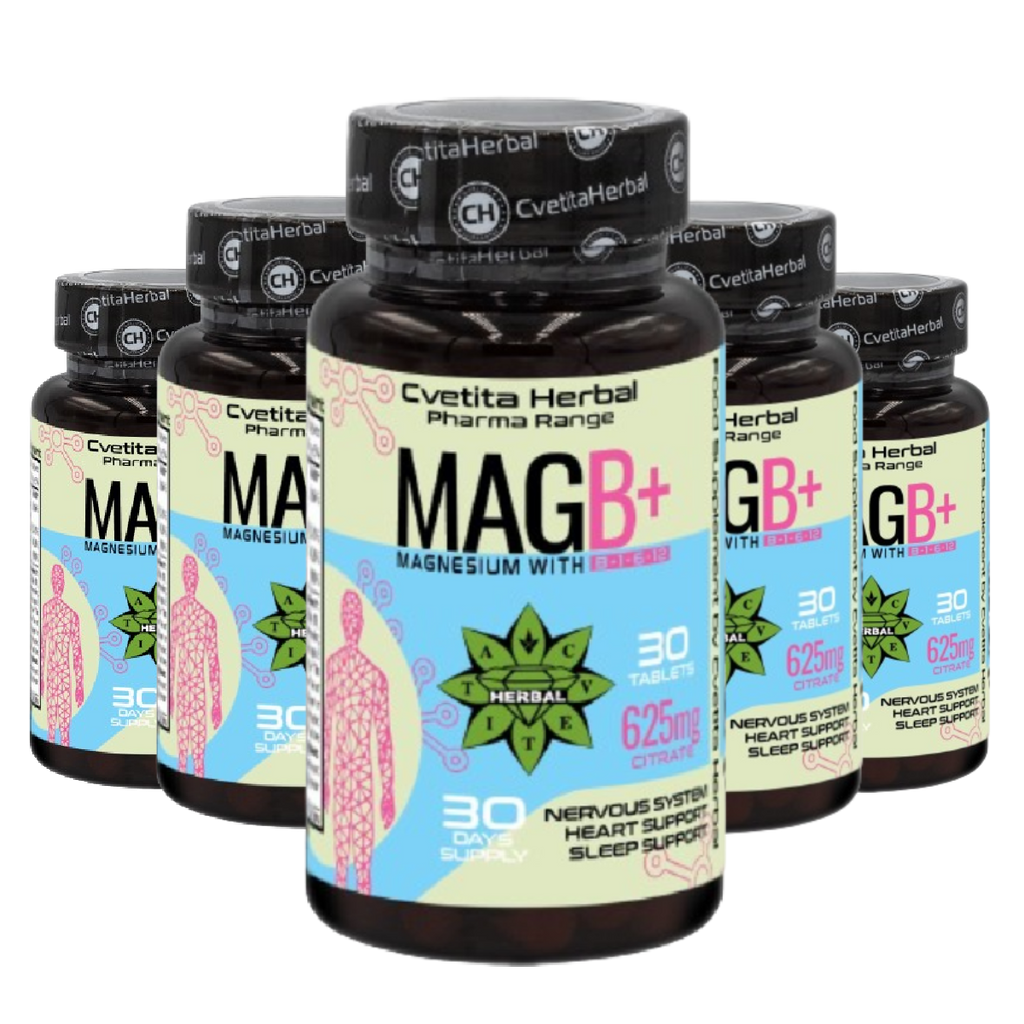 Magnesio Citrato 625mg - Citrato di Magnesio - 30 compresse
